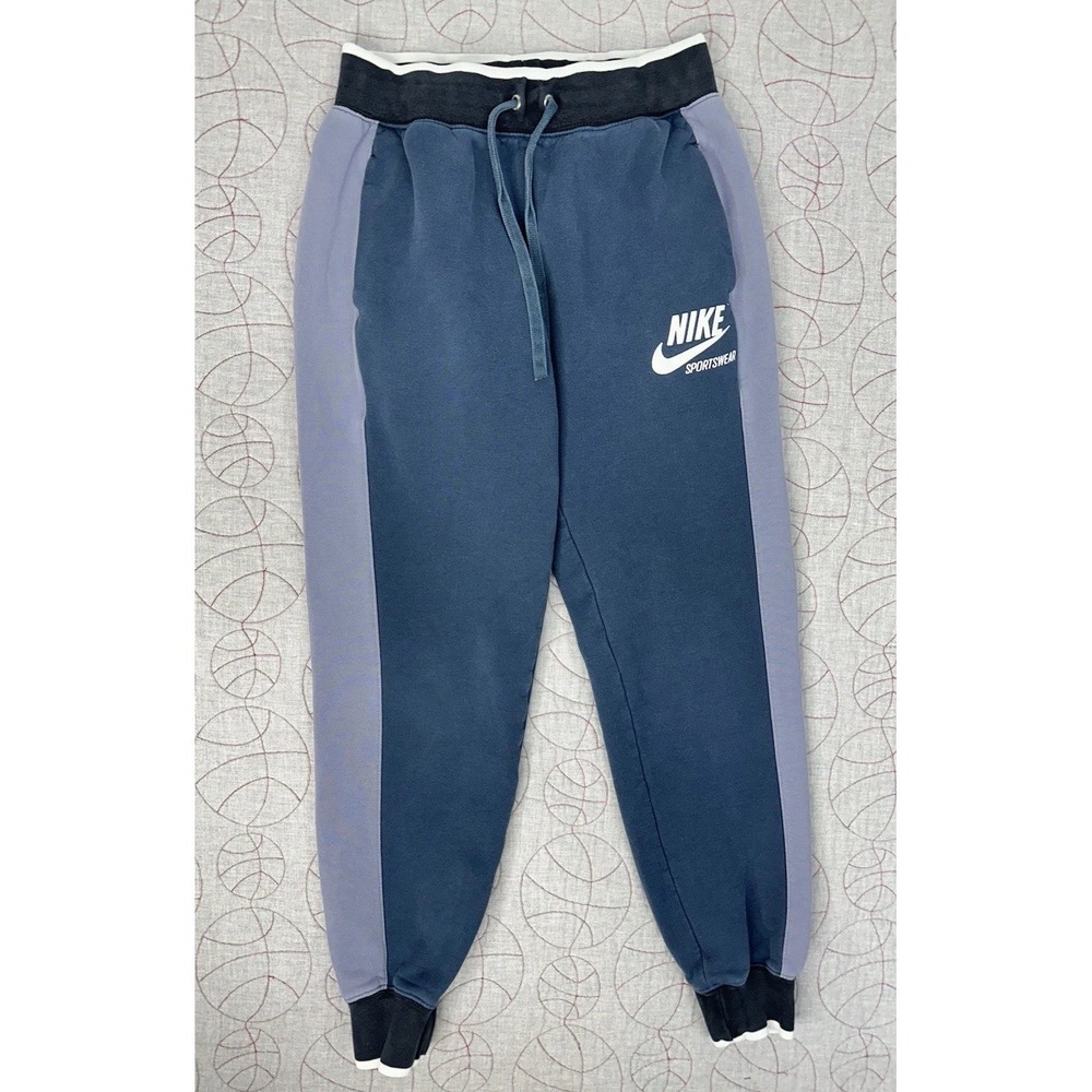 Nike Joggers‎ Blue Striped Logo AJ7401-454 / Men's Small